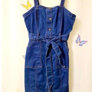SO Overall Dress NWOT Medium